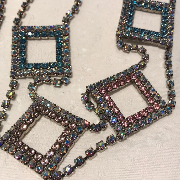 Square Gem chain belt, 38” - Picture 7 of 8